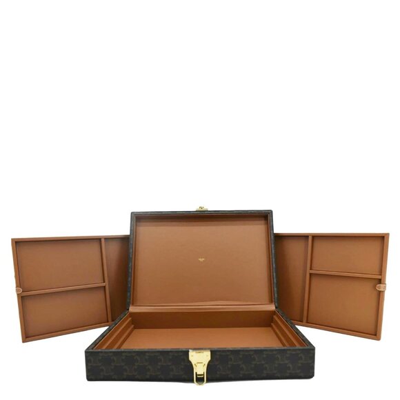 Celine Triomphe Canvas Stationery Case Brown - Picture 11 of 13